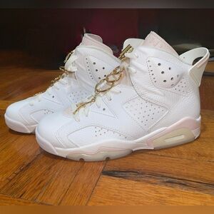Jordan 6 Retro Gold Hoops